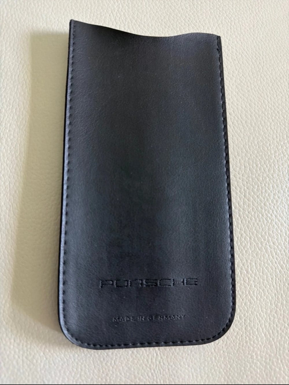 Porsche eyeglasses Black Leather case